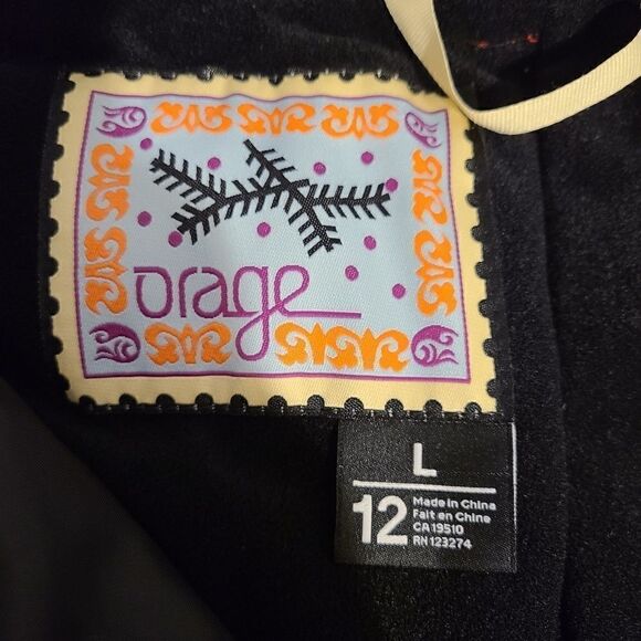 Orage Red Kids Ski Snow Pants L 12 - Picture 11 of 11